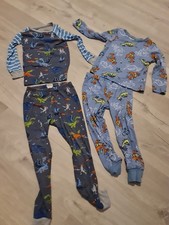 Hatley Asda George Boys Blue Dragon Pyjamas 2 Pack Age 6
