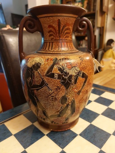 Hand made greece souvenir twin - made,