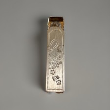 Antique Sterling Silver Etched