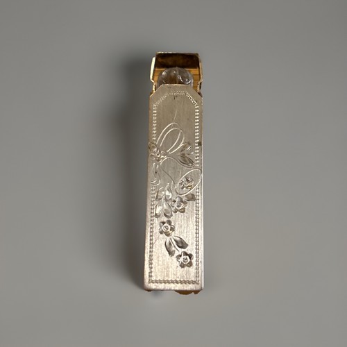 Antique sterling silver etched - antique,