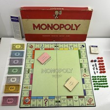 Monopoly 1972 Original Board