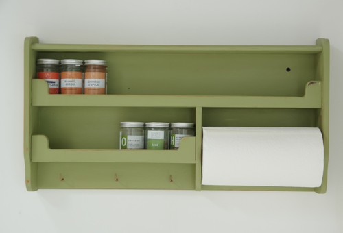 Green wooden spice - green,