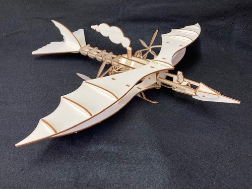 Laser cut wooden - cut, 'steamer
