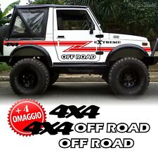 Adesivi Stiker fuoristrada Suzuki Samurai Santana Off Road 4x4 kit decalcomanie