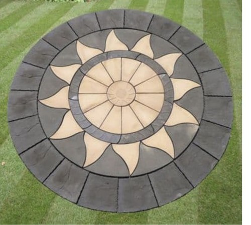 Concrete aztec patio paving - aztec,