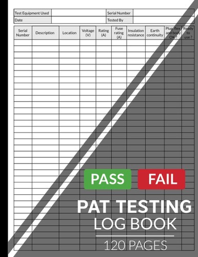 Pat testing log book - testing, portable