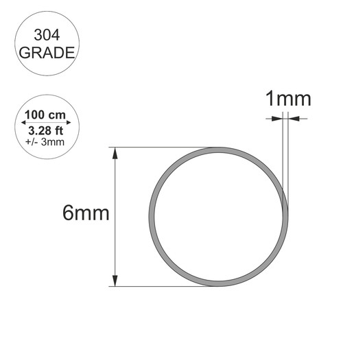 Stainless steel round - steel, tube