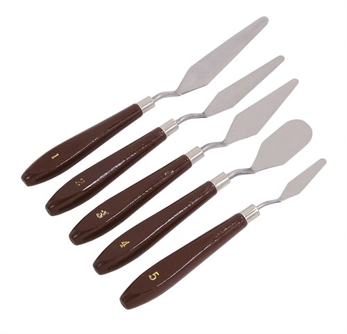 Set metal palette knife - metal,