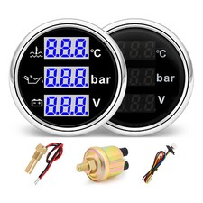 52mm Boat Car 3 in 1 Gauge