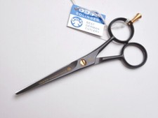 Hair scissors Dovo Solingen black black hair scissors stainless shears 4.5"!