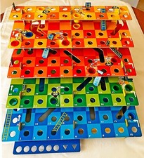 Rare Vintage 3D Snakes and Ladders board game complete by Perner Group 1998