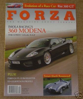 Forza magazine issue 2004 - forza,