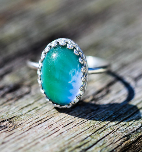 Mood ring handcrafted 925 - mood,