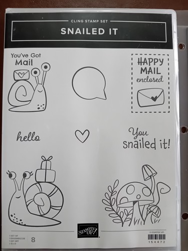 Snailed stampin stamps - it,
