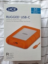 LaCie 5TB Rugged USB-C External Hard Drive