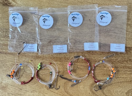 Sea fishing rigs - rigs, tied