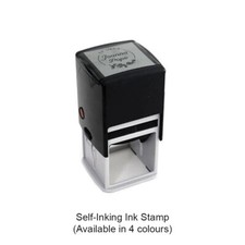 Book Stamp with Book & Flourish Customisable Library Book Embosser Tool or Gift