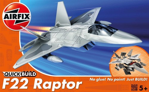 Airfix quick build f22 - build,