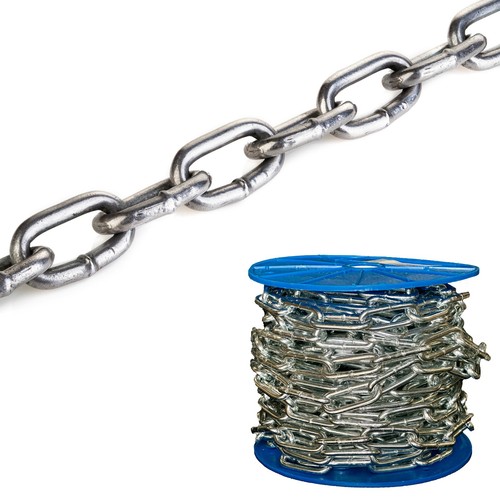 Galvanised steel chain heavy - galvanised,
