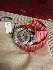Gucci Women Satin Marmont Belt