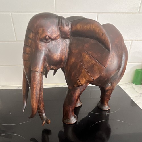 Large vintage hand carved - large,