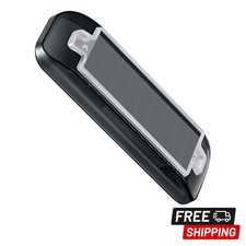 Warning Light Anti-Theft UK NEW 12V Sign Lamp Blue Solar Powered