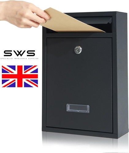 Wall mounted post box large - wall,