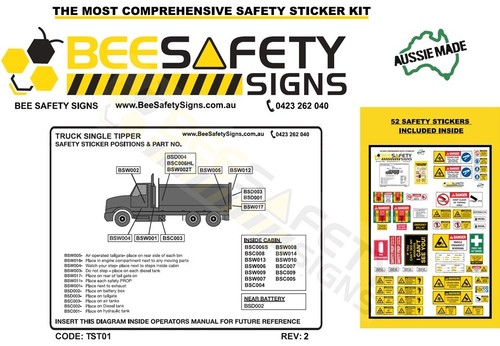 Tipper truck risk - tipper, assessment