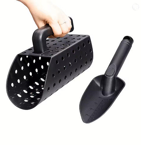Metal detecting sand - detecting, set