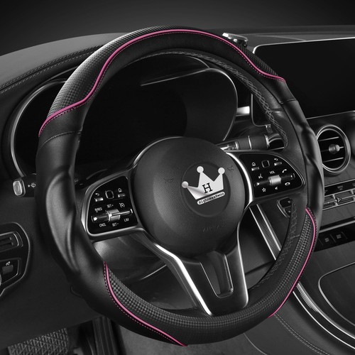 Pink car steering wheel - pink,