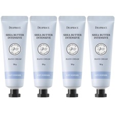 Deoproce Shea Butter Intensive Hand Cream Soft Powder 50g*4Pcs / FREE SHIPPING