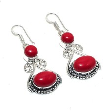 Red Coral Gemstone Handmade