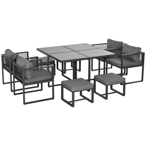 Garden dining set seater - set, 8-seater
