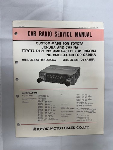 Toyota car radio service - toyota,