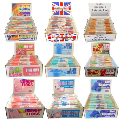 100 rock sticks - sticks, uk
