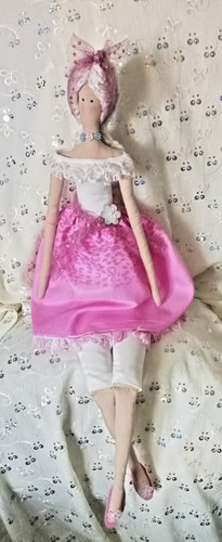 Handmade tilda inspired doll - inspired,