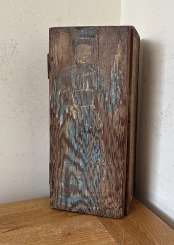 Antique japanese wooden hinged - antique,