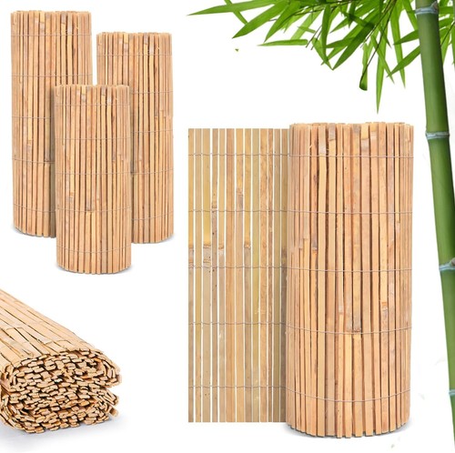 Bamboo slat fence screen - bamboo,