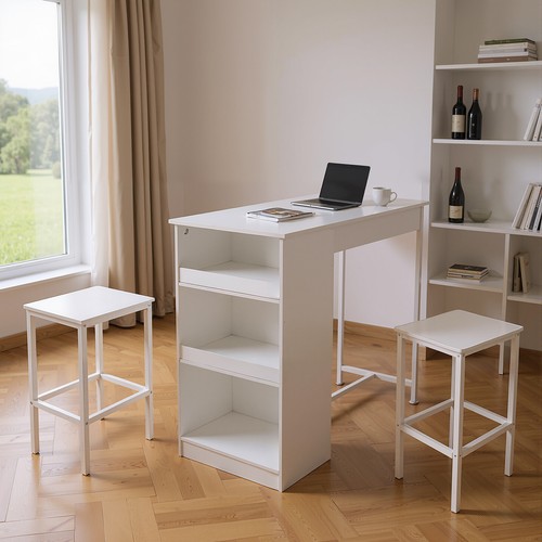 3pcs bar table and stools - 3pcs,