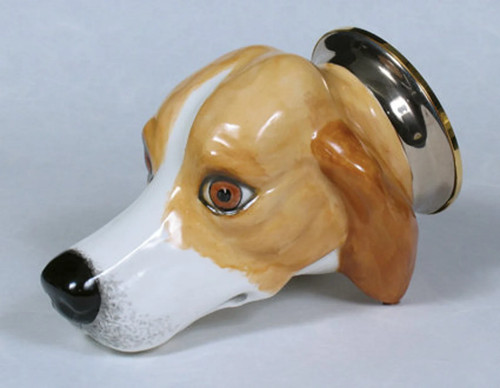 English hound stirrup cup - stirrup,