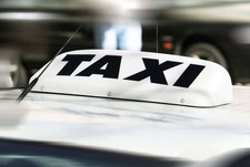 22" LED MAGNETIC TAXI ROOF SIGN LIGHT WHITE - TAXI METER TOPSIGN CAB LIGHT