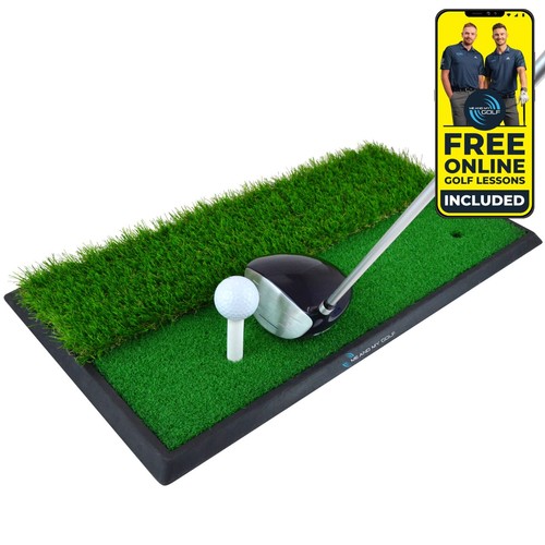 Golf strike mat practice - practice, dual