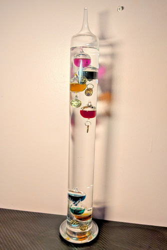 Galileo glass thermometer - galileo,