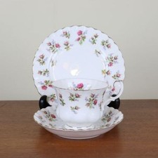 Royal Albert Winsam Trio Tea Cup Cake Plate Rose From Japan