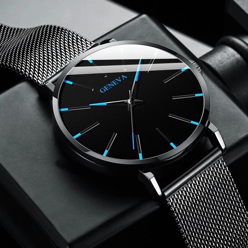 Mens watches black red wrist - mens,