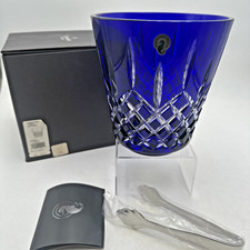 Vntg Waterford Lismore Cobalt