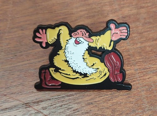 Natural metal enamel pin - mr,