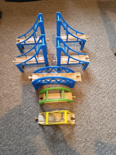 Wooden train track mix - track,