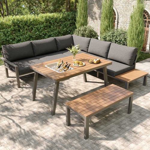 Seater garden corner sofa - seater,