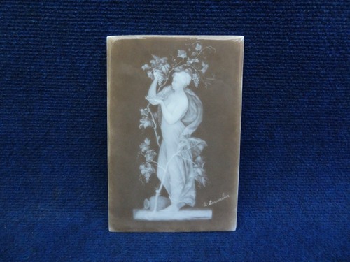 Pate sur porcelain plaque - pate,